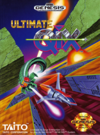 Ultimate Qix Sega Genesis  box art